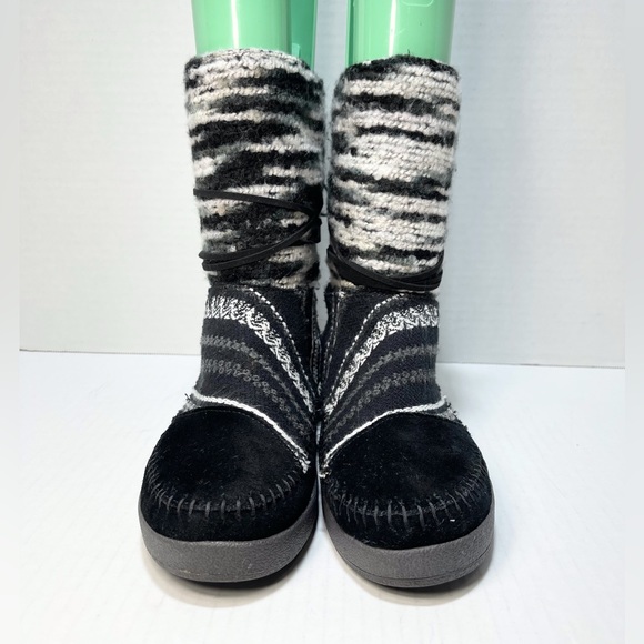 TOMS Women’s Nepal Suede Yarn Textured Faux Fur Lined Boots Size 8.5 - Picture 6 of 16